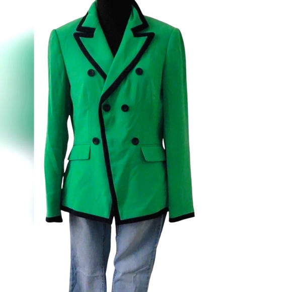 John Meyer of Norwich Jackets & Blazers - John Meyer Double Breasted  Button Pocket Preppy Blazer